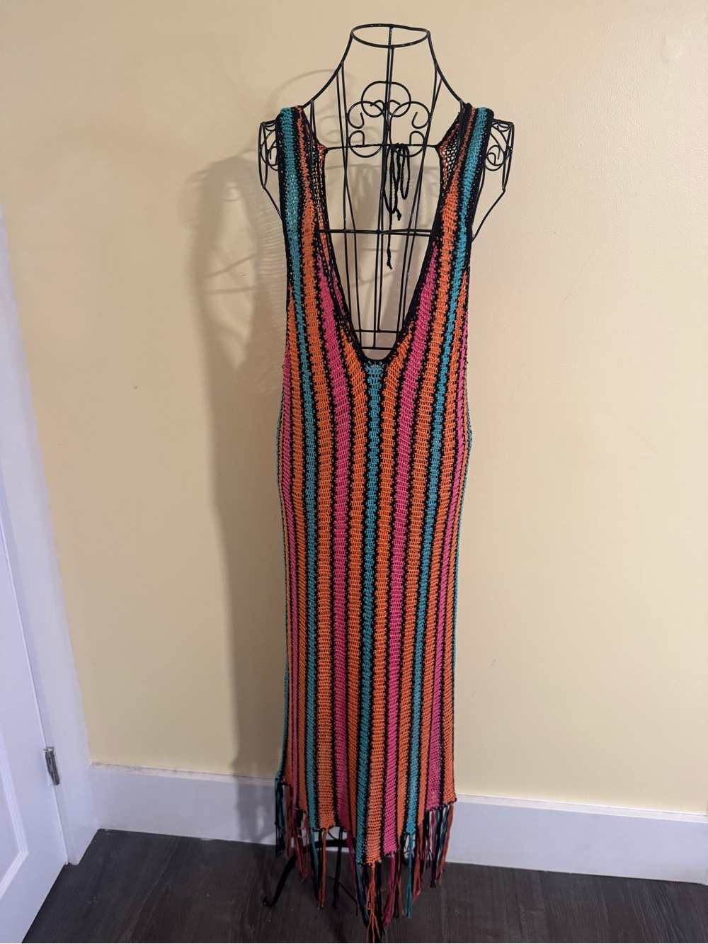 Forever 21 Acrylic Sleeveless Dress Swim Coverup Size 3X-fits like an XL